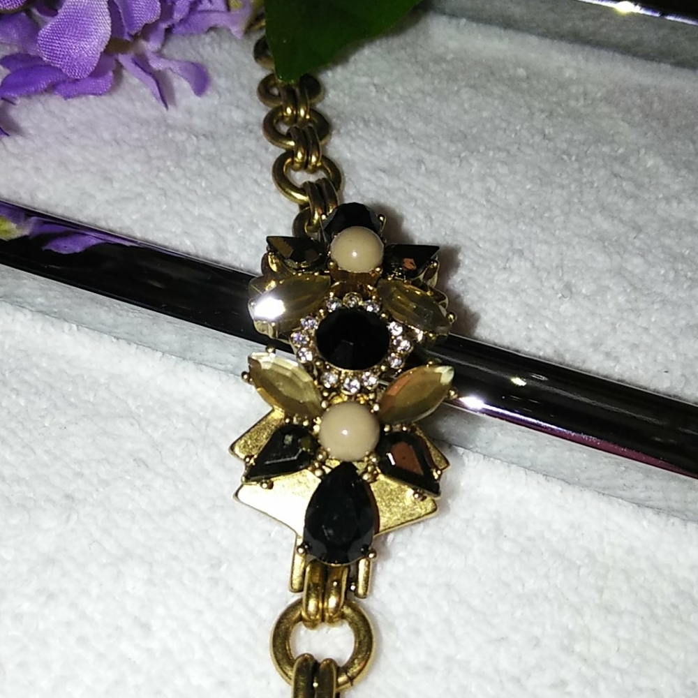 J. Crew Faux Sapphire Bracelet ❤️